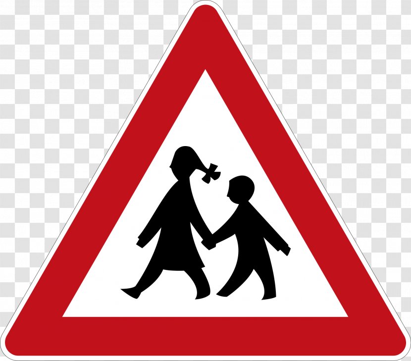 Road Signs In Singapore Traffic Sign Warning - Human Behavior Transparent PNG