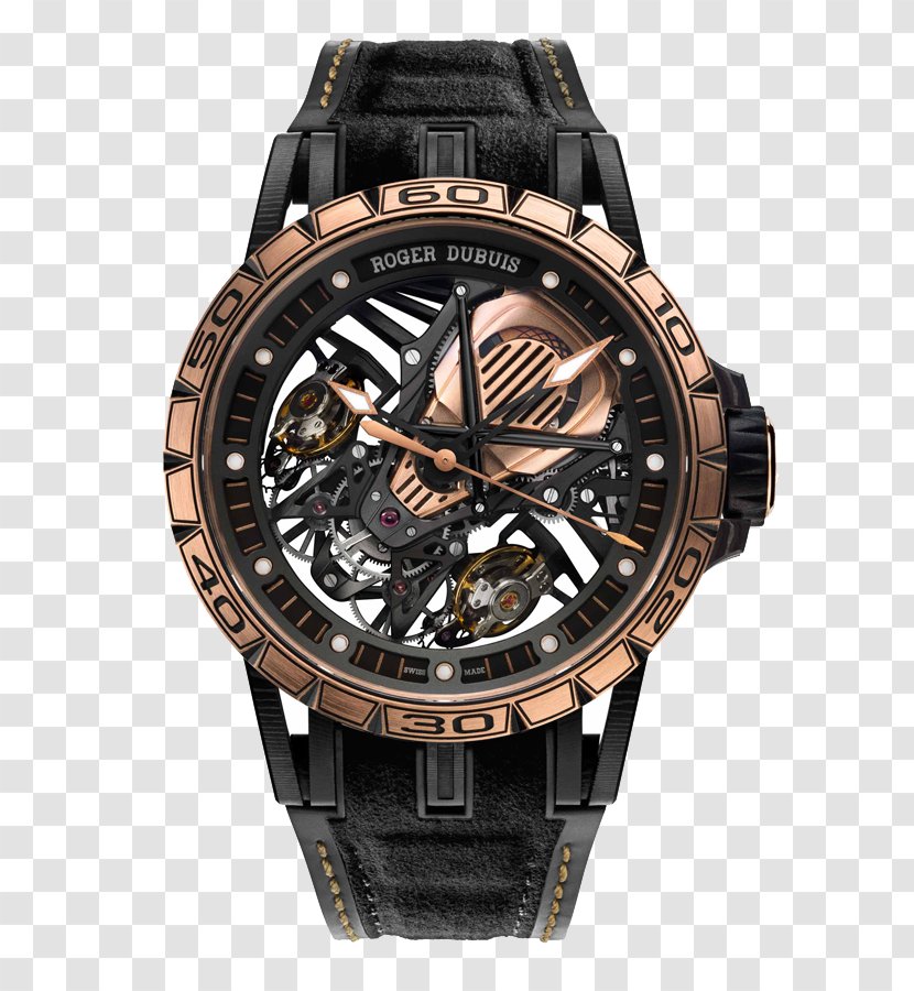 Roger Dubuis Watch Clock Salon International De La Haute Horlogerie Breitling SA - Strap - Diverting Attention Transparent PNG