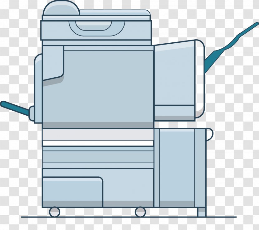 Printer - Kitchen Appliance - Flat Transparent PNG