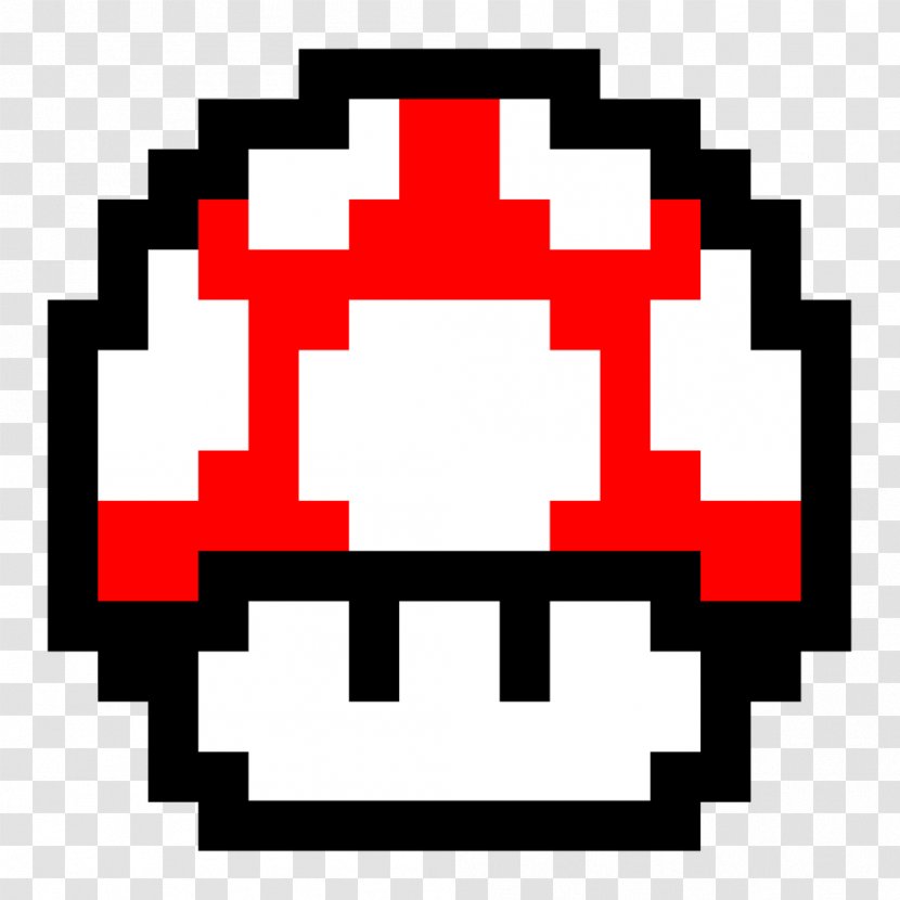 New Super Mario Bros. 2 Mushroom - Text - Pixel Transparent PNG