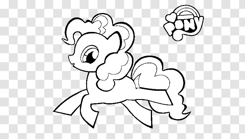 Pinkie Pie My Little Pony Coloring Book Colouring Pages - Watercolor Transparent PNG