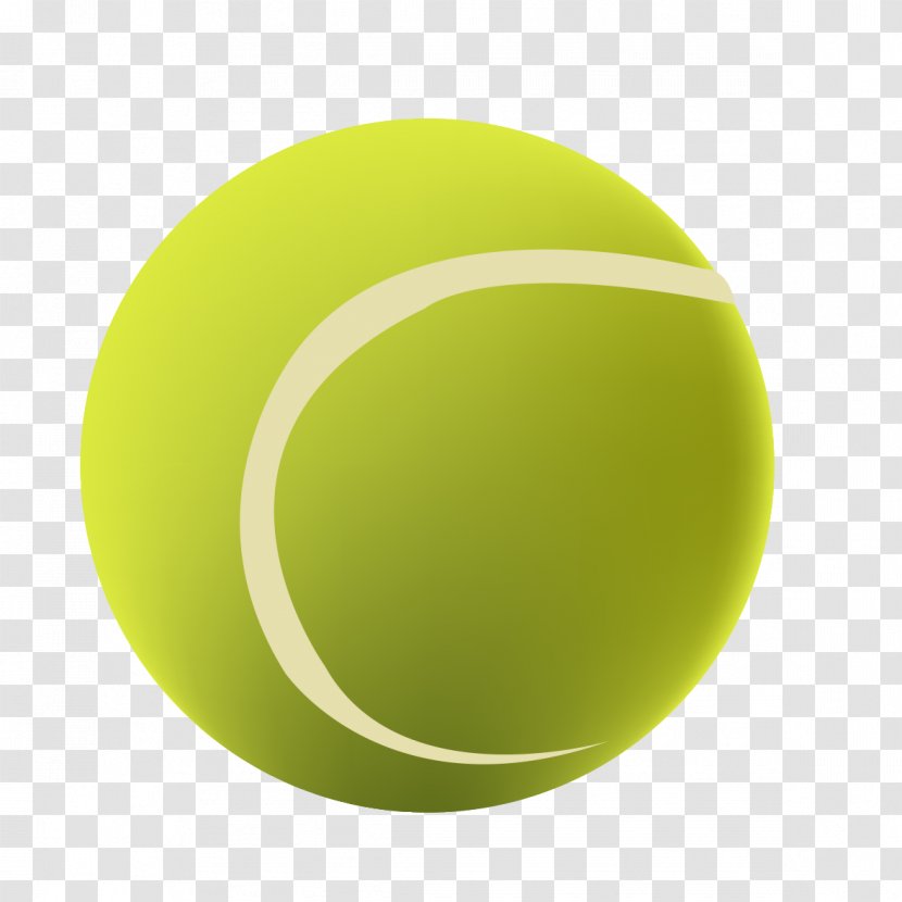 Tennis Ball Green Circle Wallpaper - Creative Transparent PNG
