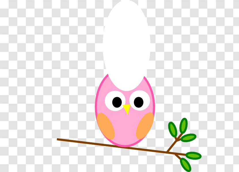 Owl Babies Baby Shower Clip Art - Royaltyfree - Pink Transparent PNG