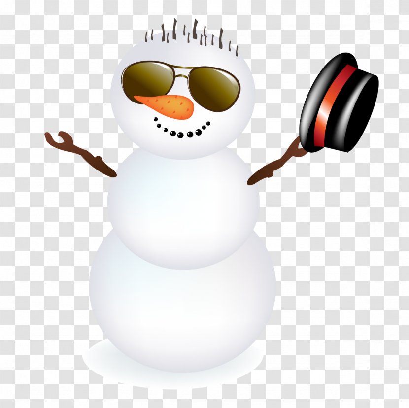 Santa Claus Christmas Snowman Clip Art - Drawing - Handsome Vector Transparent PNG