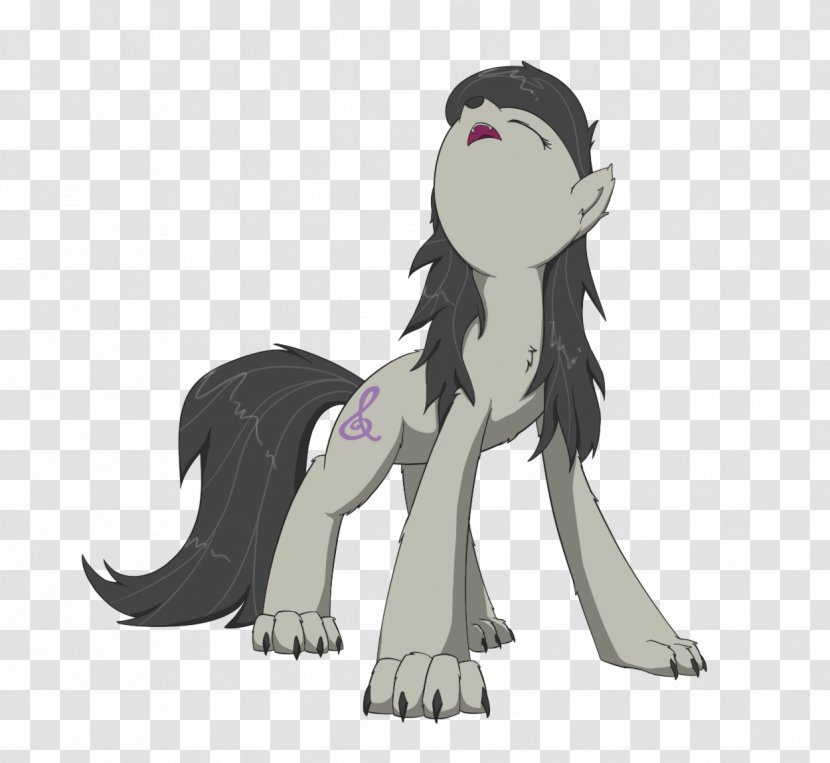 Rainbow Dash Gray Wolf Fluttershy Pony Pinkie Pie - Heart - Horse Transparent PNG