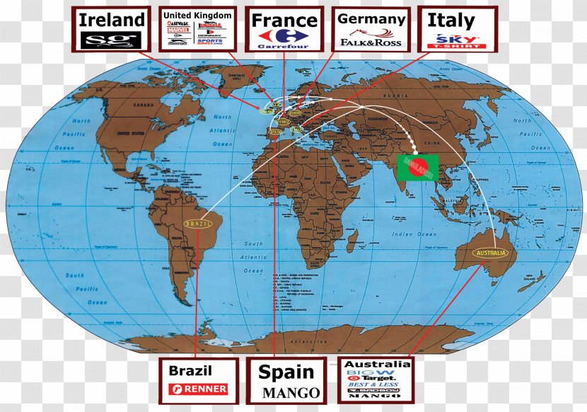 World Map Globe Political Transparent PNG