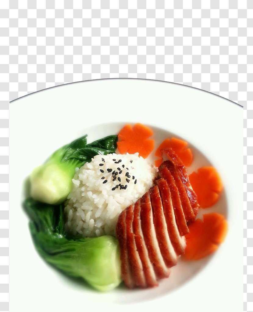 Sashimi Bento Bacon Cooked Rice Food - Cooking - Meal Transparent PNG