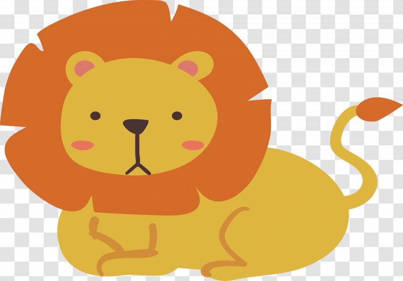 Lion Icon - Illustration - Lions Lying On The Ground Transparent PNG