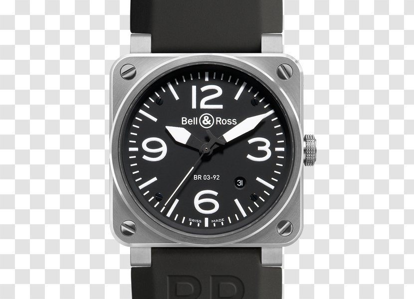 Bell & Ross Watch Power Reserve Indicator Jewellery Swiss Made - Retail Transparent PNG
