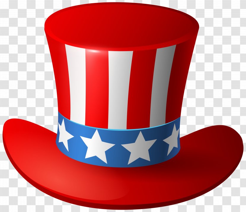 Uncle Sam Hat Independence Day Clip Art - Party Transparent PNG