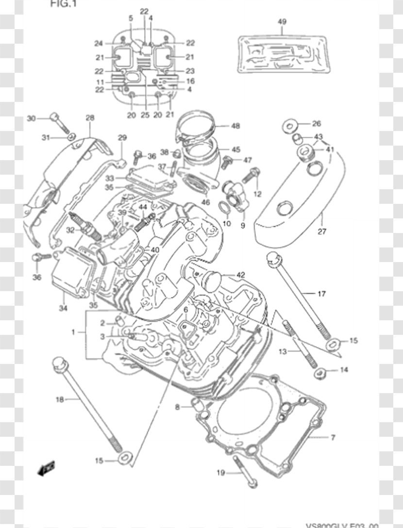 Suzuki Engine Motorcycle Crankshaft Timing Belt - Diagram Transparent PNG