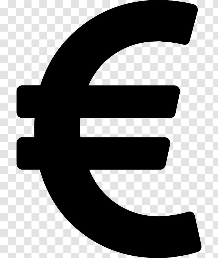 Euro Sign Currency Symbol Dollar - Character - European-style Wedding Logo Transparent PNG