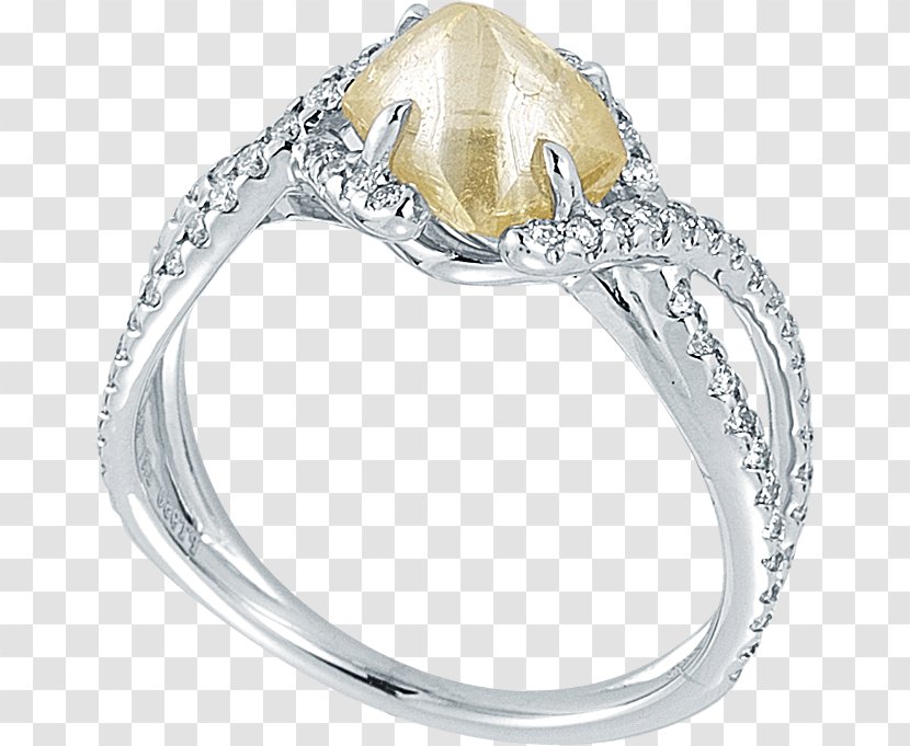 Wedding Ring Silver Product Design Jewellery - Unique Engagement Rings Transparent PNG