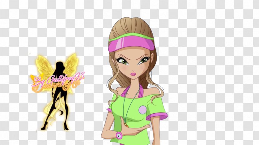 Roxy Spin-off Bloom Techno Character - By - Couture Transparent PNG