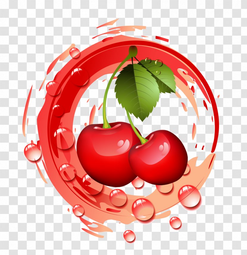 Ice Cream Cherry Auglis - Little Transparent PNG