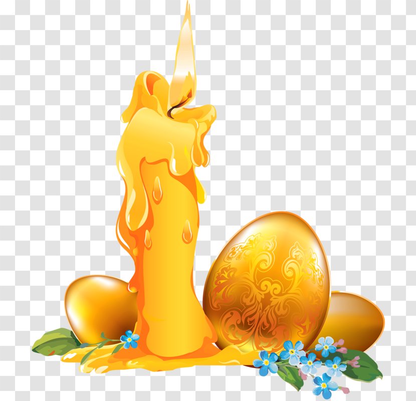 Easter Bunny Egg Clip Art - Kulich - Burning Candles Transparent PNG