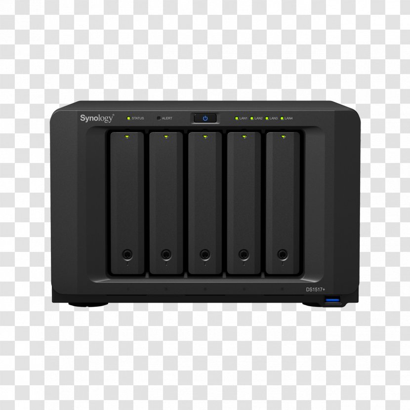 NAS Server Casing Synology DiskStation DS1517+ Network Storage Systems Inc. Serial ATA DS118 1-Bay - Hard Drives - Ds1618 Transparent PNG