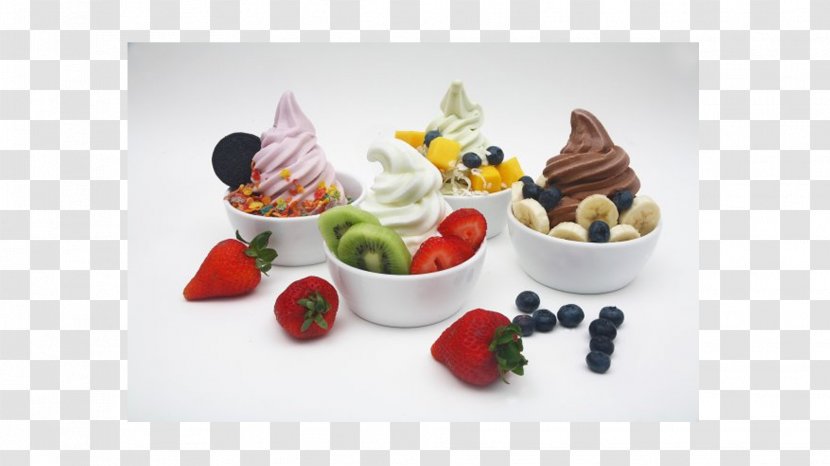Frozen Yogurt Ice Cream Smoothie Sorbet Milkshake - Dessert Transparent PNG