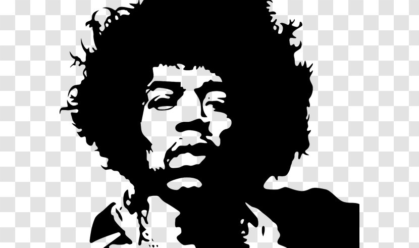Jimi Hendrix Guitarist Musician - Heart - Guitar Transparent PNG