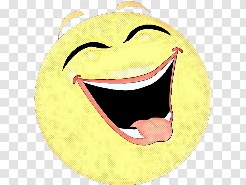 Smiley Face Background - Lip - Happy Tongue Transparent PNG