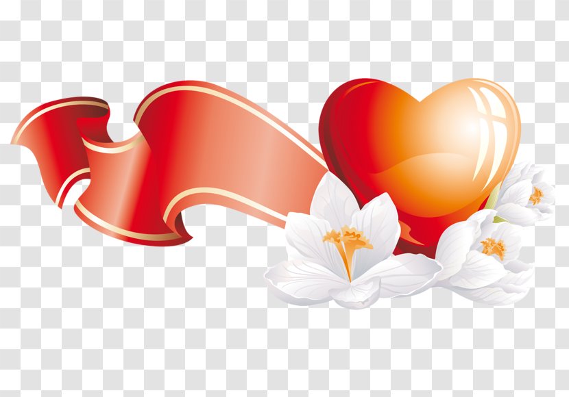 Flower Heart Clip Art - Love Transparent PNG
