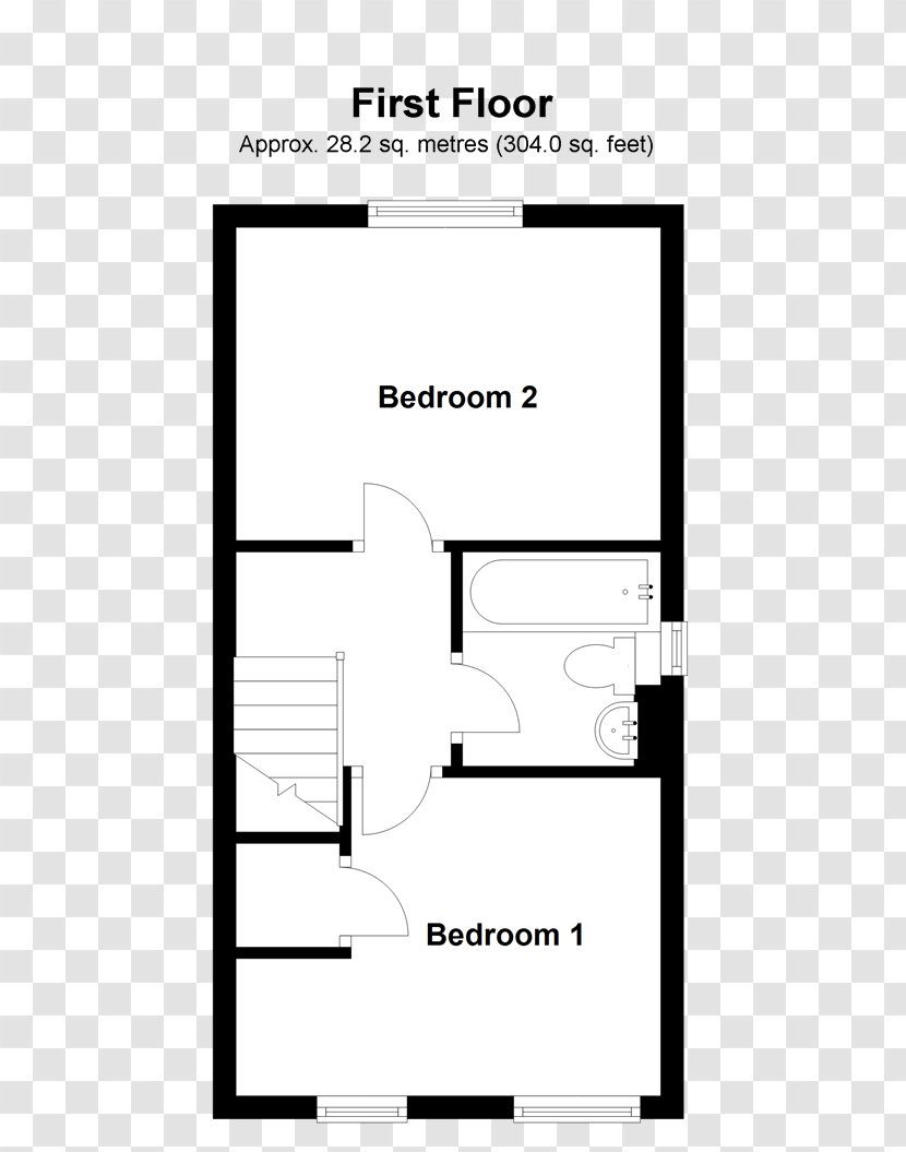 Floor Plan House Studio Apartment - Area Transparent PNG