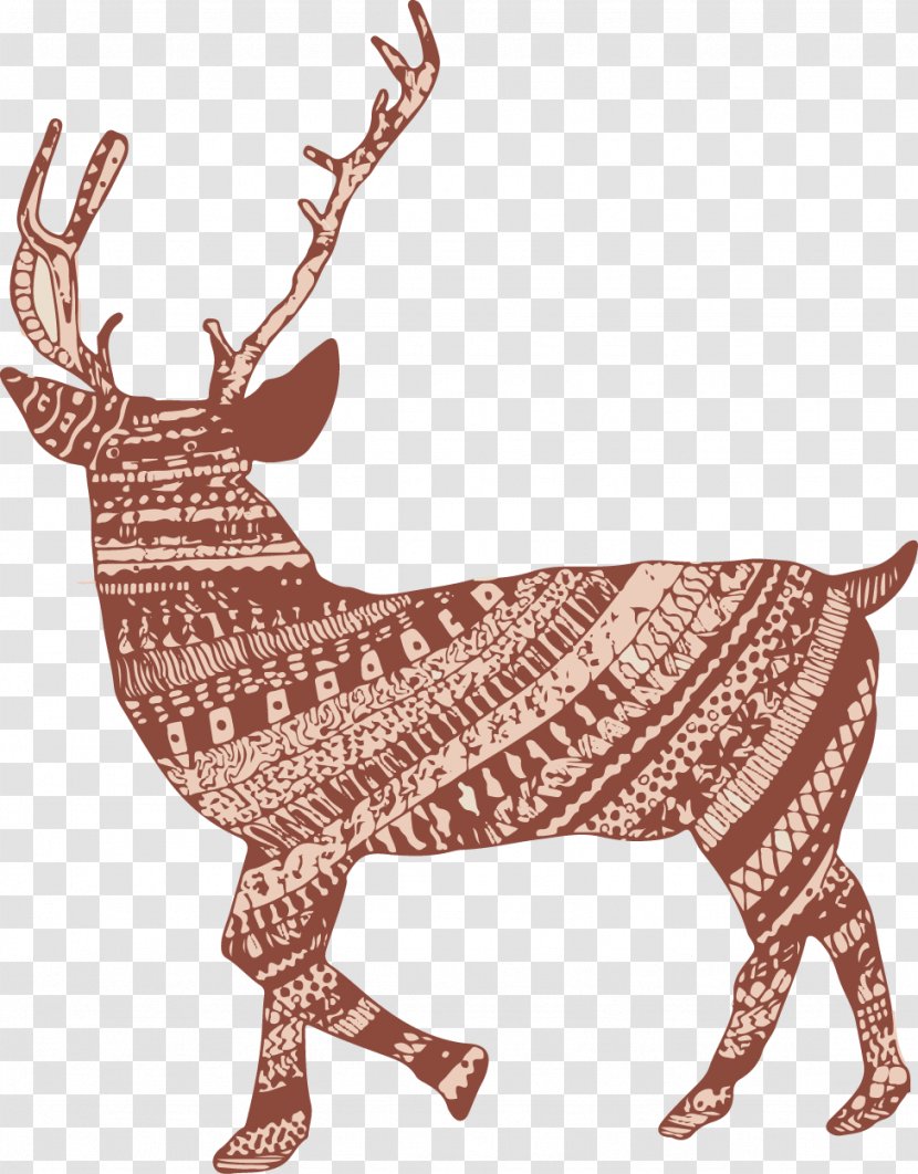 Reindeer Elk Pxe8re Davids Deer - Mammal - Elk,deer Transparent PNG