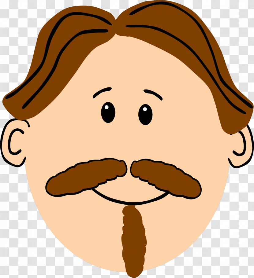 Moustache Cartoon Beard Clip Art - Hair Transparent PNG