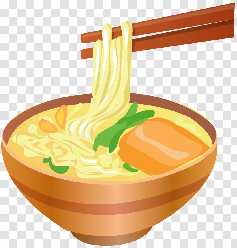 Chinese Noodles Ramen Japanese Cuisine Fried - Vector Transparent PNG