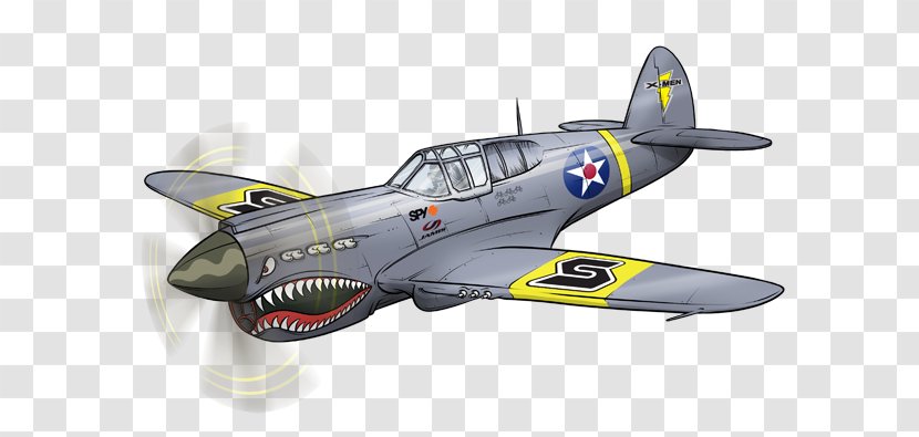 Curtiss P-40 Warhawk Supermarine Spitfire North American A-36 Apache Radio-controlled Aircraft P-36 Hawk - Flying Tigers - PLANE TRAIL Transparent PNG