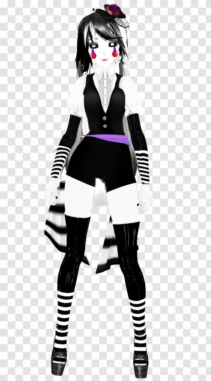 Ultimate Custom Night Puppet Marionette Character Female - Heart - Catgirl Mmd Transparent PNG