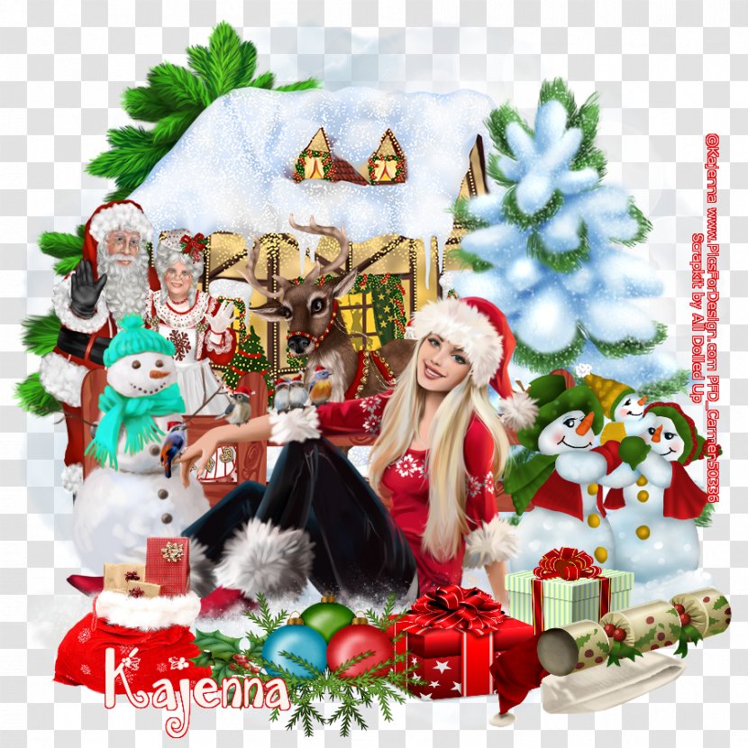 Christmas Tree Ornament Gift Character - Fiction - Snow Maiden Transparent PNG
