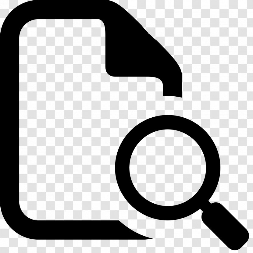 Magnifying Glass - Monochrome Photography - Document Transparent PNG