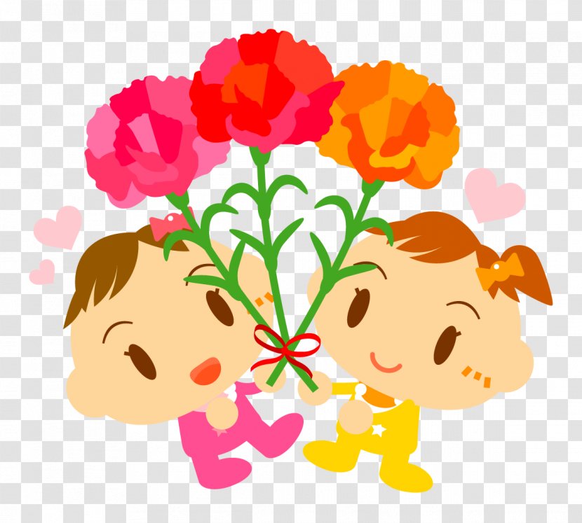 Floral Design Mother's Day Clip Art - Infant Transparent PNG