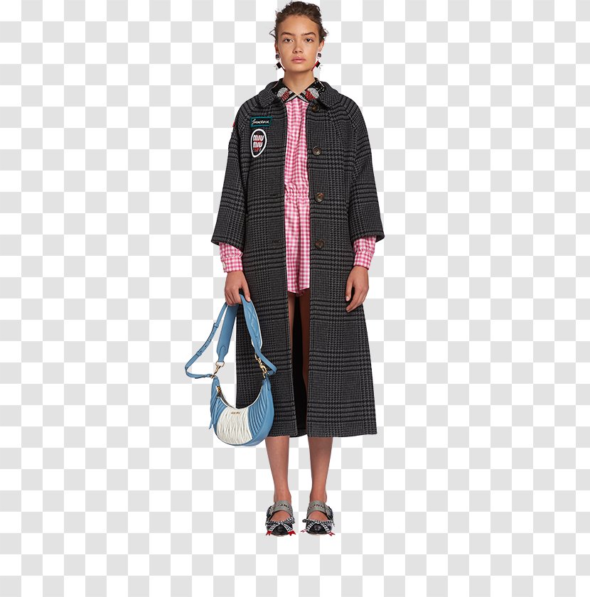 Tartan Costume Outerwear Coat - Miu Transparent PNG