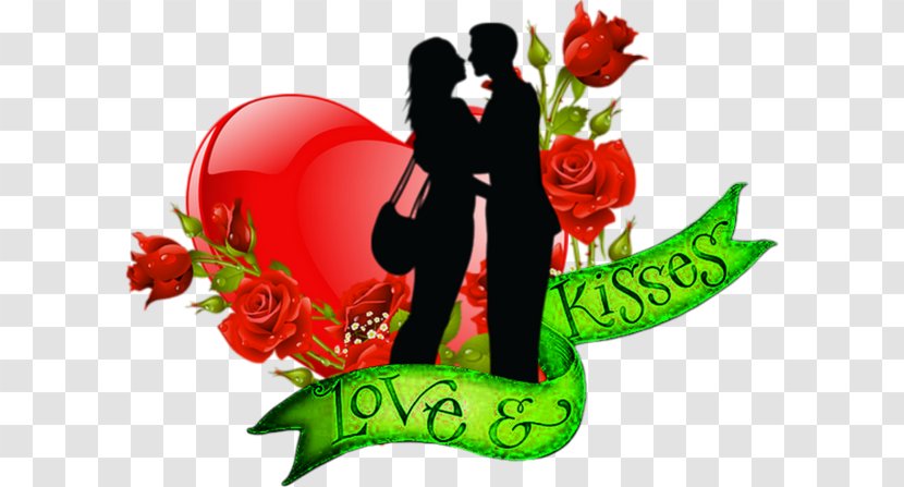 Garden Roses Valentine's Day Love Heart - EId Mobarak Transparent PNG