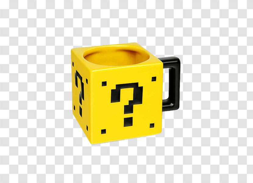 Super Mario Bros. Mug Pac-Man Coffee Cup - Powerup - Bros Transparent PNG