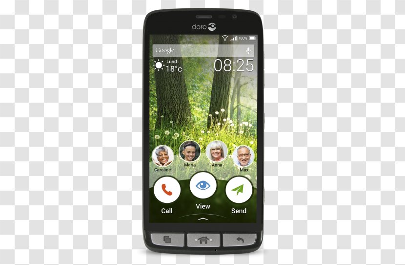 Smartphone Telephone 4G Hearing Loss Android - Multimedia Transparent PNG