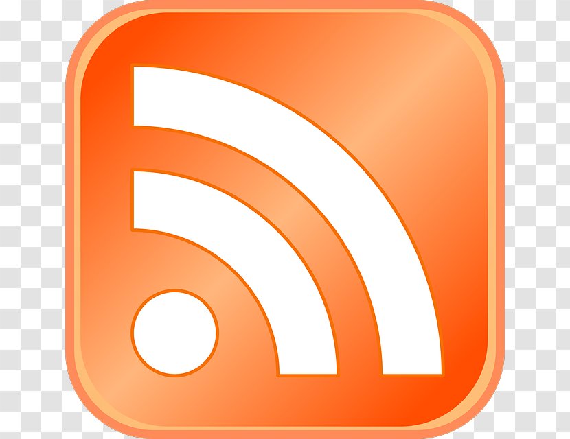 RSS Web Feed News Aggregator Clip Art - Orange - Feed, Orange, Rss, Social Icon Transparent PNG