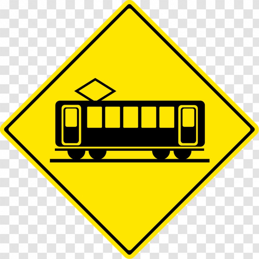 Train Rail Transport Traffic Sign Clip Art Signage - Level Crossing Transparent PNG