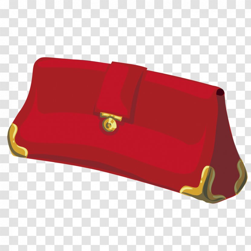 Red Handbag Wallet - Purse Transparent PNG