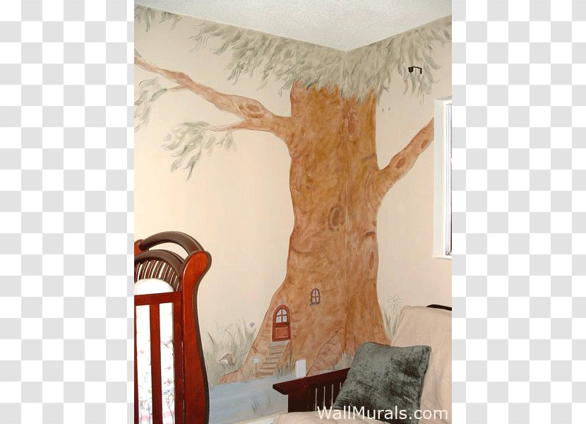 Mural Wall Painting Room - Interior Design - Hand Painted Transparent PNG