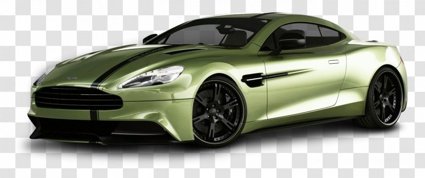 Aston Martin Vanquish Car Vantage 2013 DB9 - Model - Green Transparent PNG