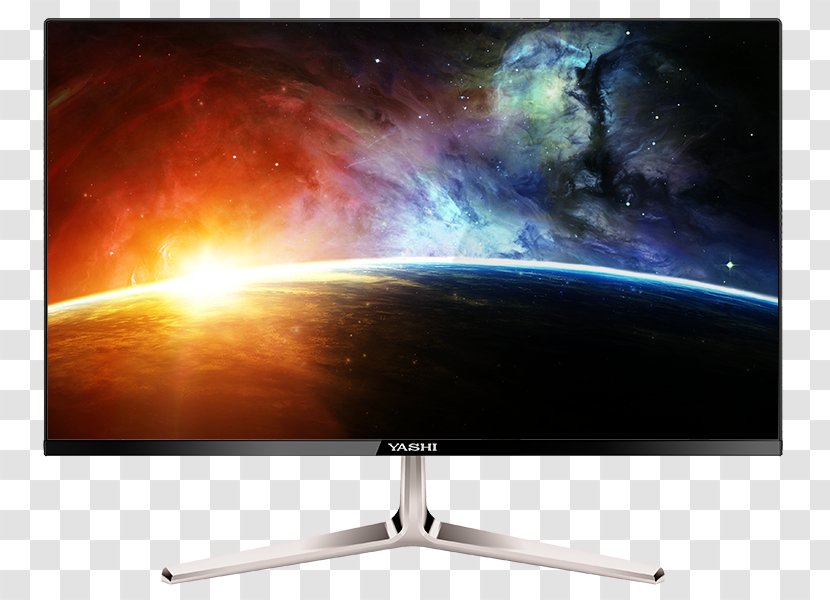 Computer Monitors IPS Panel 1080p Monitor YZ2447 Yashi Pioneer S 24 Ips 1MS YZ2407 - Allinone - Black Five Promotions Transparent PNG