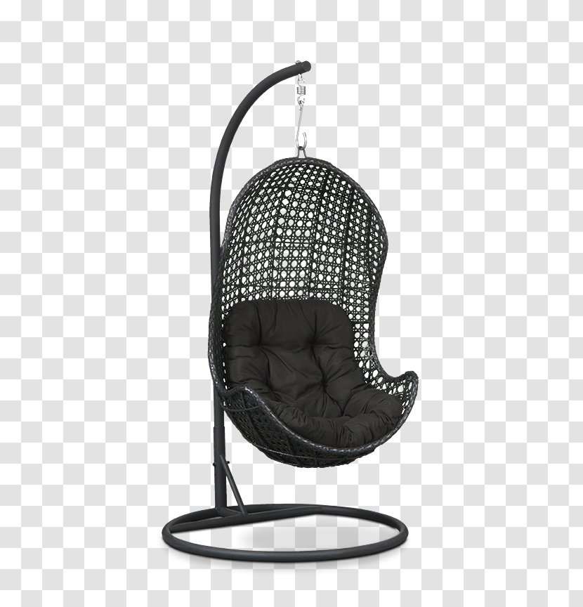 Egg Garden Furniture Chair Window - Black Transparent PNG