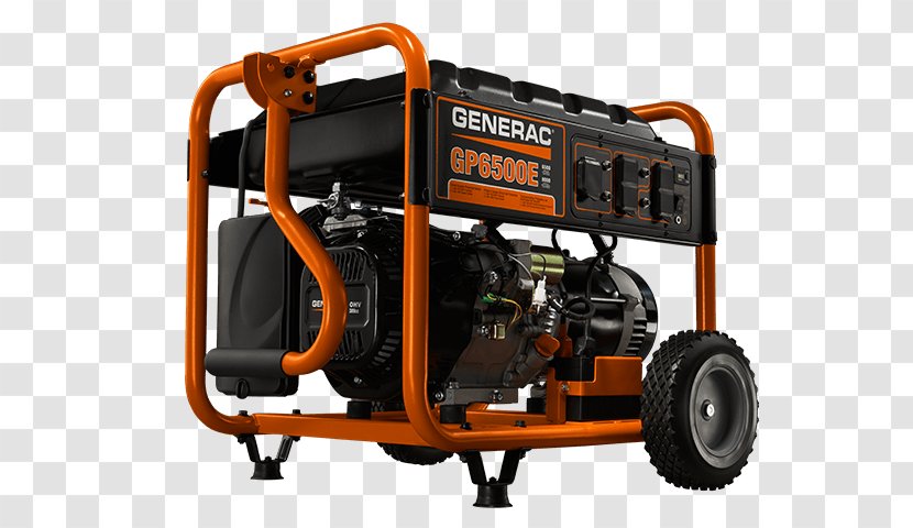 Generac GP Series 5500 Power Systems GP6500 Engine-generator Electric Generator - Enginegenerator - Repair Transparent PNG