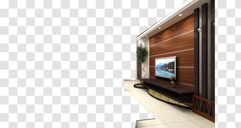 Living Room Wall Panel Panelling Interior Design Services - Decal - TV Backdrop Scene Transparent PNG