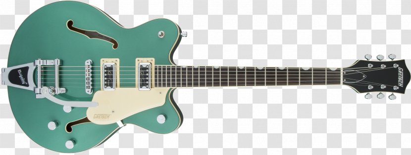 Gretsch G5622T-CB Electromatic Electric Guitar Cutaway Semi-acoustic Bigsby Vibrato Tailpiece - Solid Body Transparent PNG