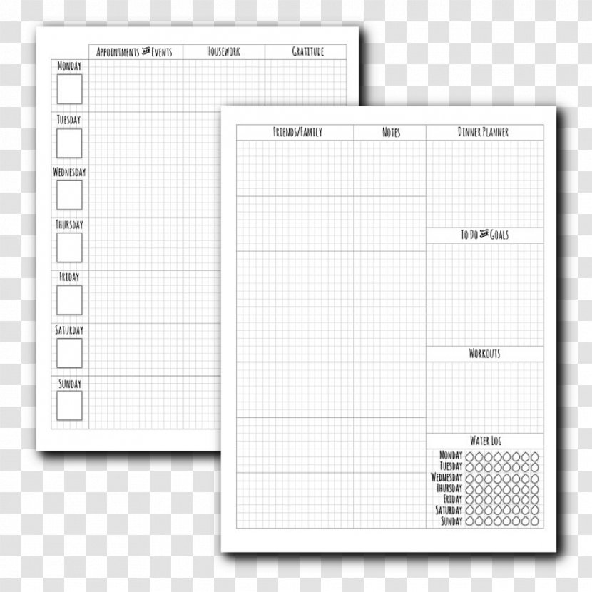 Paper Line Point Angle - Area - Bullet Journal Transparent PNG