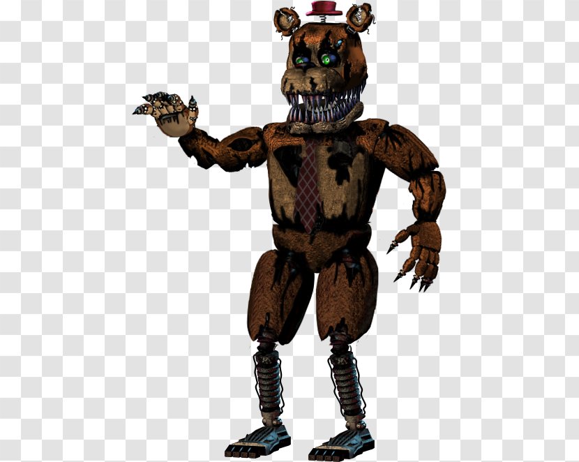 Freddy Fazbear's Pizzeria Simulator Ultimate Custom Night Five Nights At Freddy's Animatronics - Animal - Painted Bear Transparent PNG